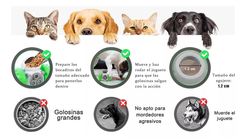 Juguete Perro Dispensador De Alimento